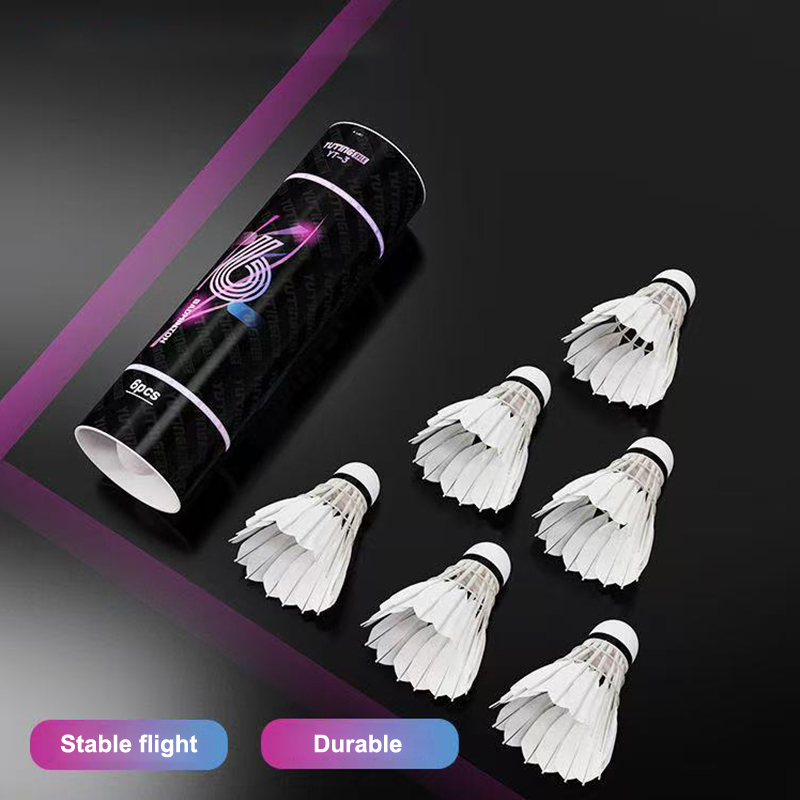 3/6Pcs Badminton Balls Shuttle - đánh giá và giá Feather Shuttlecock