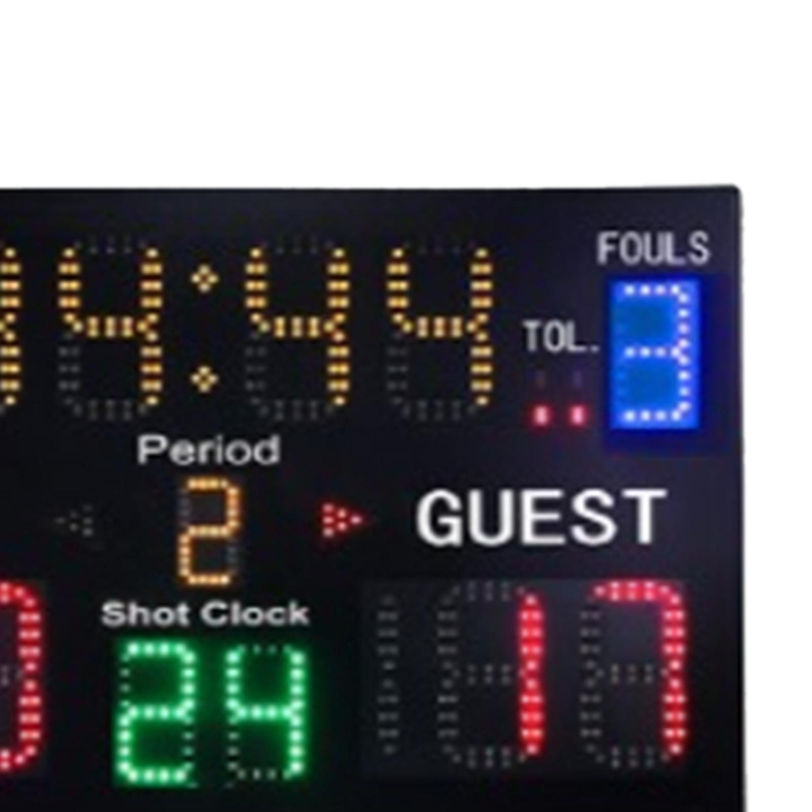 Indoor Basketball Scoreboard w - đánh giá và giá Scoreboard Digital